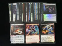 2025 Magic The Gathering MTG Marvel Spm EN Foil Venoms Hunger Lot*44 GAV -VE86 - Image 1