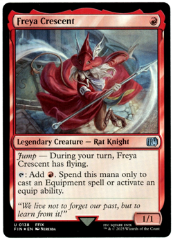 Freya Crescent (Foil) - 0138 - Final Fantasy - MTG - NM/M - Image 1