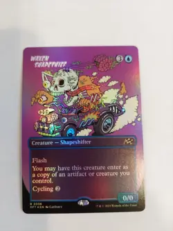 Waxen Shapethief (Borderless) Aetherdrift Foil - Image 1