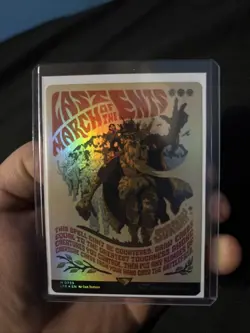 MTG LTR 0739 Last March of the Ents NM EN Borderless Poster Foil - Image 1