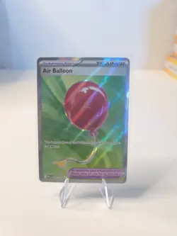 AIR BALLOON Ultra Rare Holo Trainer #166/132 Pokemon Mega Evolutions English NM - Image 1