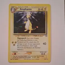 Pokemon Ampharos Neo Genesis 1/111 Holo Rare Unlimited English Card - Image 1