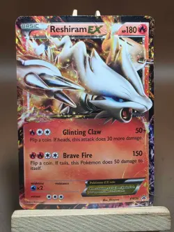 HP/DMG Reshiram EX BW36 Black & White Black Star Promo Pokemon Card - Image 1
