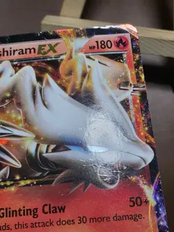 HP/DMG Reshiram EX BW36 Black & White Black Star Promo Pokemon Card - Image 4