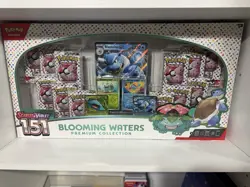 🔥Pokemon 151 Blooming Waters Premium Collection NEW Sealed 12 Packs!! Promos 🔥 - Image 1