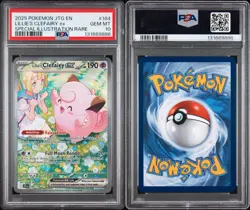 Pokemon Journey Together Lillie's Clefairy ex 184/159 Sv09 PSA 10 - Image 3