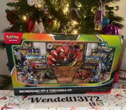 Pokemon Incineroar Ex & Torterra Ex Special Collection Box Free Shipping - Image 1