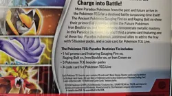 Two Pokemon TCG Walmart Black Friday Paradox Destinies Tins SEALED 5 Packs/Tin - Image 3