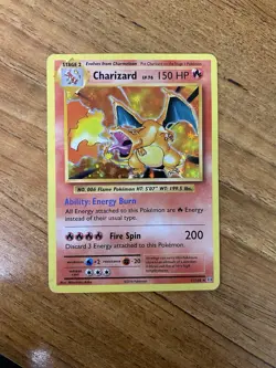 Pokemon TCG 2016 XY Evolutions Charizard Holo Rare Card 11/108 - Image 1