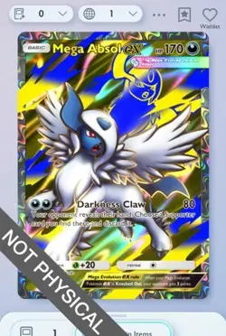 Mega Absol Full Art 2 ⭐, Pokemon TCG Pocket, Mega-Rising, English - Image 1
