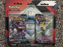 Pokemon TCG Sword & Shield Blister - Fusion Strike & Battle styles - Latios Pin - Image 1