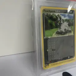 Pokemon Poochyena EX Ruby & Sapphire Reverse Holo #63 PSA 8 - Image 3