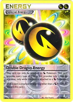 Heavily Played Double Dragon Energy - 97/108 - Uncommon - Reverse Holo Pokemon R - Image 1