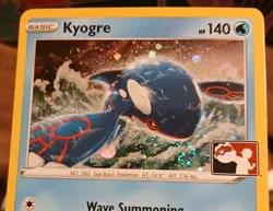 Kyogre 036/159 Holo Prize Pack Series Pokemon Play! Mint Condition - Image 1