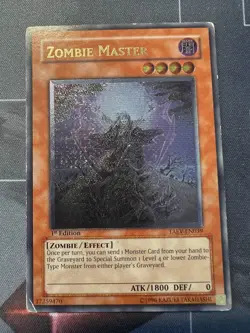 Zombie Master TAEV-EN039 Ultimate Rare 1st Edition HP Edison Yugioh - Image 1