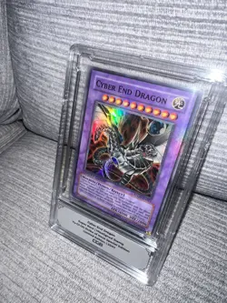 YUGIOH CYBER END DRAGON SUPER RARE STON-ENSE1 CGB 6.5 like PSA /CGC - Image 1