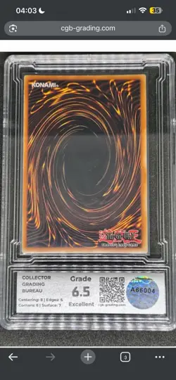 YUGIOH CYBER END DRAGON SUPER RARE STON-ENSE1 CGB 6.5 like PSA /CGC - Image 3