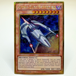 Yugioh Kozmo Dark Destroyer PGL3-EN031 1st Edition Gold Secret Rare Holo - NM - Image 1