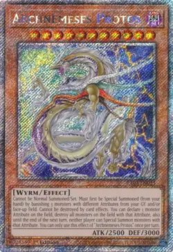Quarter Century Bonanza #RA03-EN023 Archnemeses Protos (Platinum Secret Rare) - Image 1