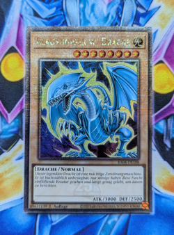 Yu-Gi-Oh! Blauaugiger w. Drache RA04-DE108 Quarter Century Secret! Deutsch! 1.A - Image 1