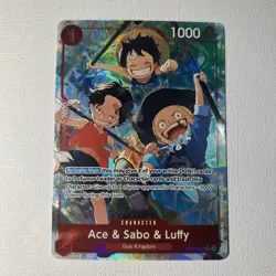 Ace & Sabo & Luffy (Alternate Art) OP13-007 Carrying On His Will Foil - Image 1