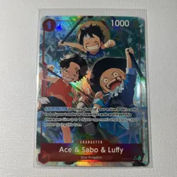 Ace & Sabo & Luffy (Alternate Art) OP13-007 Carrying On His Will Foil - Image 2
