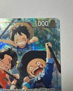 Ace & Sabo & Luffy (Alternate Art) OP13-007 Carrying On His Will Foil - Image 4
