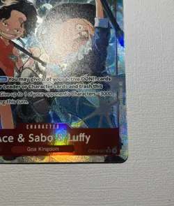 Ace & Sabo & Luffy (Alternate Art) OP13-007 Carrying On His Will Foil - Image 5