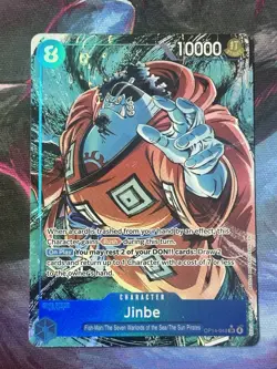 Jinbe OP14-049 Alt Art One Piece Azure Sea's Seven TCG English NM - Image 1