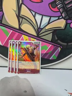 ONE PIECE TCG: Sanji ST10-004 x4 Ultra Deck The Three Captains - Image 1