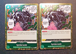 One Piece Kingdoms of Intrigue Spiderweb Foil OP04-035 (X2) NM Rare - Image 1
