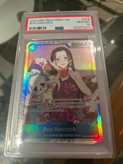 2024 PSA10 One Piece OP01-078 SR Boa Hancock - English - PRB01 - Graded GEM MT - Image 1