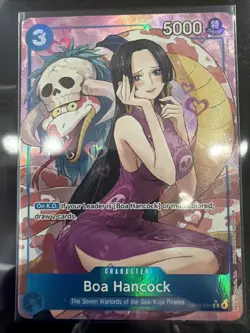 One Piece CCG Boa Hancock Alternate Art OP13-051 English Carrying On His Will NM - Image 1