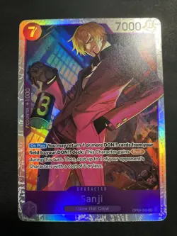 Sanji - OP09-065 - One Piece: Emperors In The New World Super Rare English NM - Image 2