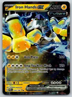 Iron Hands ex 031/131 SV: Prismatic Evolutions NM Pokemon Card TCG - Image 1