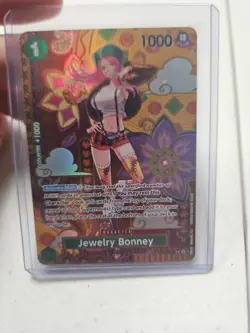 Jewelry Bonney SP SEC ST02-007 OP08 Alternate Art One Piece Card English - Image 3