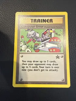 Computer Error - # 16 - Black Star Promo Rare - Pokemon Card - LP - Image 1