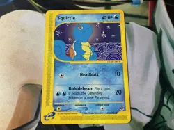 2002 Squirtle 132/165 Expedition Non-Holo Vintage Pokemon Card TCG NM - Image 2