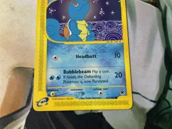 2002 Squirtle 132/165 Expedition Non-Holo Vintage Pokemon Card TCG NM - Image 3