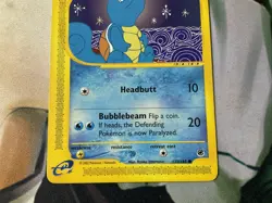 2002 Squirtle 132/165 Expedition Non-Holo Vintage Pokemon Card TCG NM - Image 4