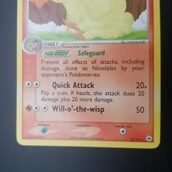 Ninetales 22/101 Non Holo Rare EX Hidden Legends Pokemon Card - LP - Image 3