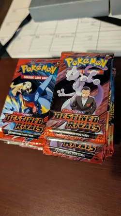 36 x DESTINED RIVALS Sealed BOOSTER PACKS (Box Lot) 10 Pokemon Cards Per Pack - Image 2