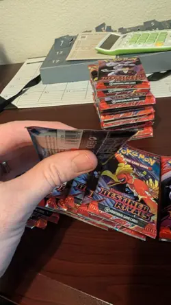 36 x DESTINED RIVALS Sealed BOOSTER PACKS (Box Lot) 10 Pokemon Cards Per Pack - Image 5