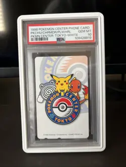 PSA 10 Tokyo Pokemon Center Phone Card Pikachu & Friends White *POP 23* - Image 2