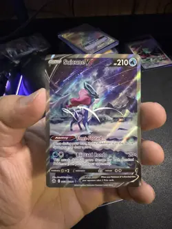 Suicune V GG38/GG70 Crown Zenith Galarian Gallery Pokemon TCG Card NM - Image 3