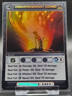 Chaotic Card : Disempowerment Combo Beyond The Doors Super Rare Attack - Image 1