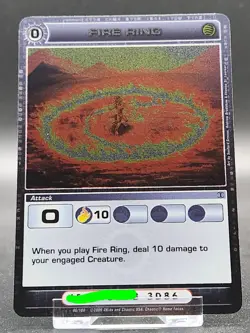 Chaotic Card : Fire Ring Forged Unity First Edition Rare Attack - Image 1