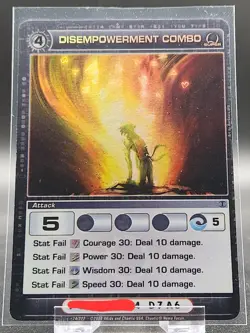 Chaotic Card : Disempowerment Combo Beyond The Doors Super Rare Attack - Image 1