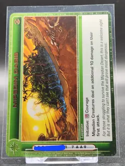 Chaotic Card : Mipedim Oasis Dawn Of Perim Dop First Edition Rare Location - Image 1