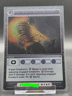 Chaotic Card : Snare Attack Beyond The Doors First Edition Rare Attack - Image 1